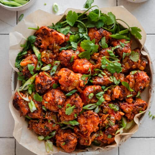 Cauliflower Manchurian Wings